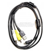 Cable Nikon USB RCA AV a Mini USB 8 pin